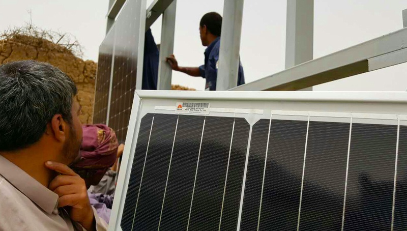 22kw solar pump system for Agriculture! Sada,Yemen