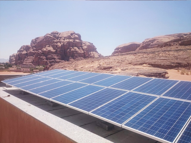 32KW solar project in Jordan 2016