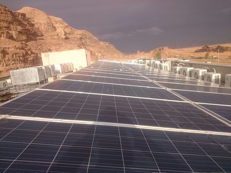 32KW solar project in Jordan 2016