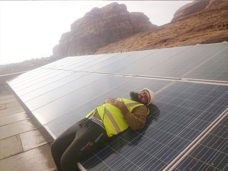 32KW solar project in Jordan 2016