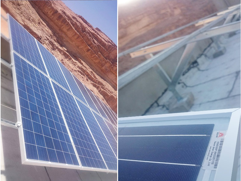 32KW solar project in Jordan 2016