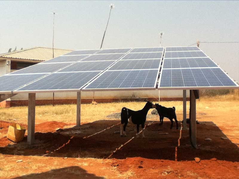 Mozambique 100 KWp Off grid Ground project AUG, 2012