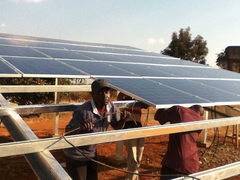 Mozambique 100 KWp Off grid Ground project AUG, 2012