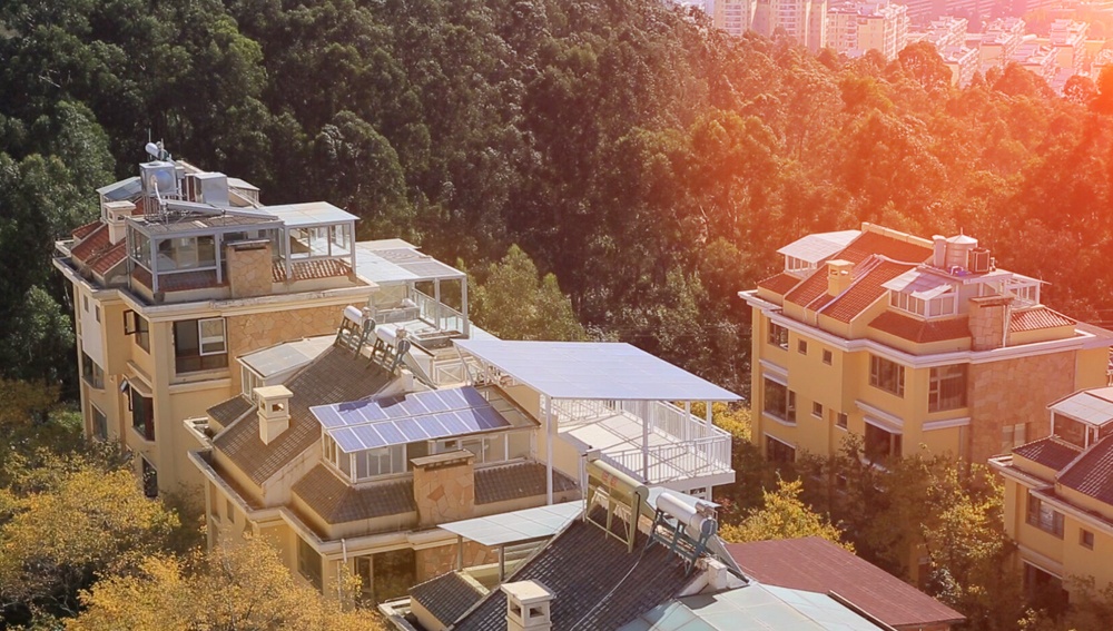 The roof solar system 2.4kwp in Yunnan, China