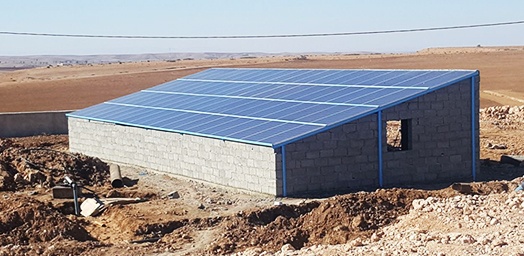 Resun Solar panels are well used for Morocco market for different kinds of projects system works