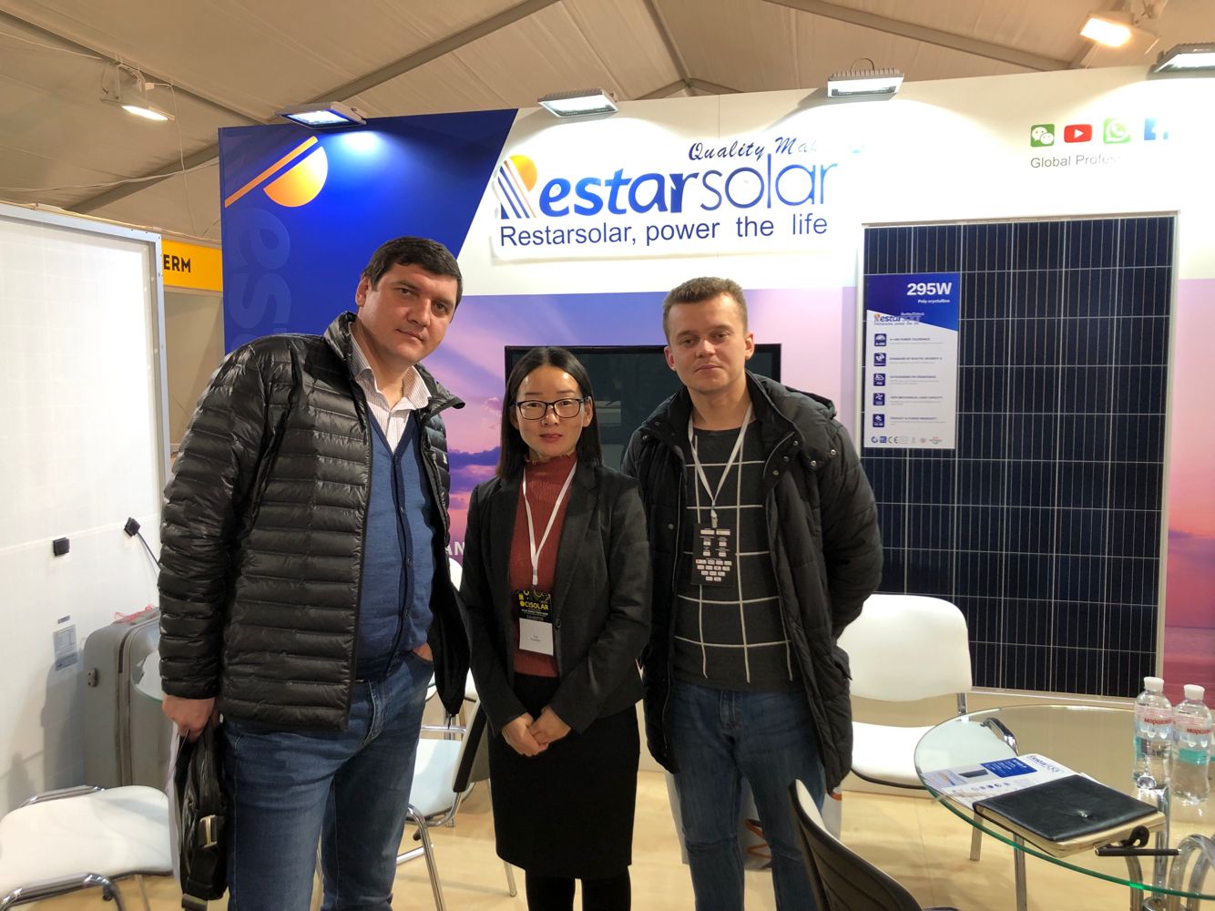 Restar Solar Attended 2019 Ukrainian CI Solar Expo and continues to explore the European market
