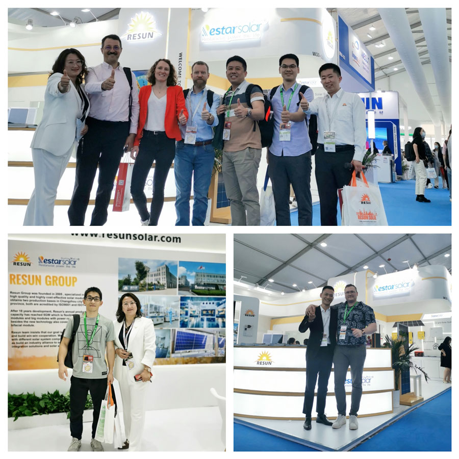 Shanghai SNEC Exhibition Successfully Ends，RESUN Participated SNEC2023 with N-type TOPCon