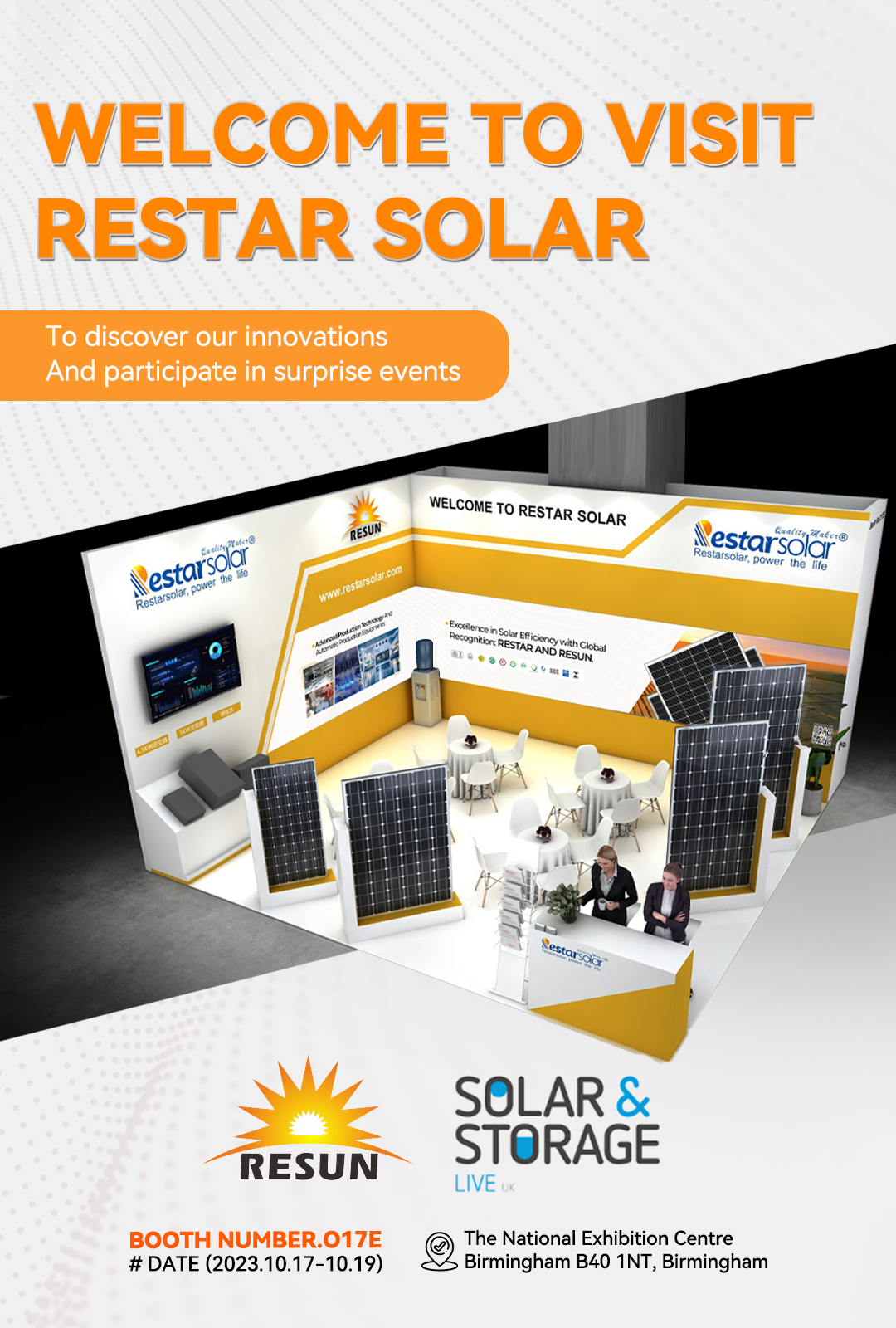 Restar Solar made a fabulous appearance at the ExpoSolar Colombia 2023
