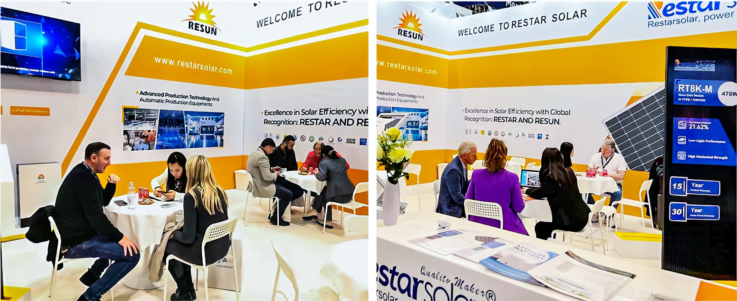 Restar Solar presented high-efficiency solar modules at Solar