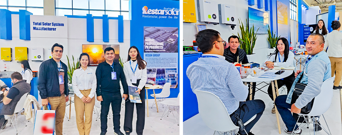 Restar Solar Modules Shine in UzEnergyExpo 2023