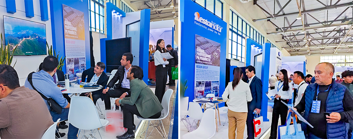 Restar Solar Modules Shine in UzEnergyExpo 2023