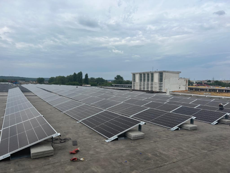 99.9KW commercial roof system in Romania 99.9KW commercial roof system in Romania