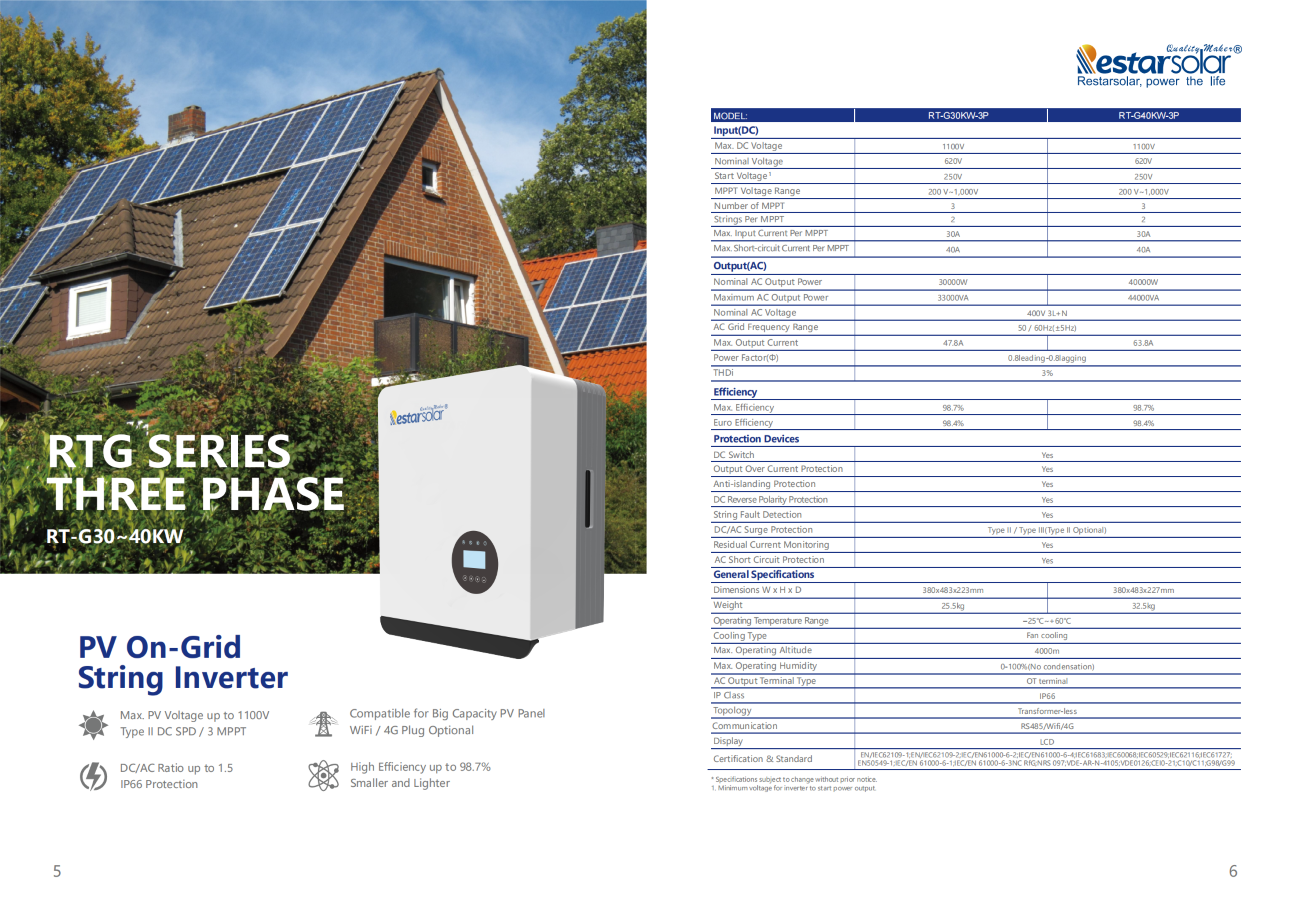RT-G Series 10kW-80kW