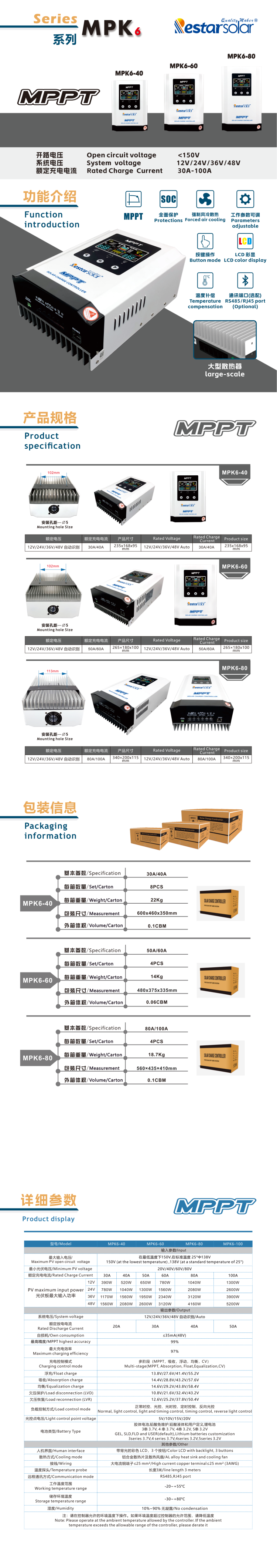 RT-MPK6 SERIES 30~100A 12/24/48V