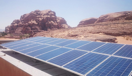 32KW solar project in Jordan 2016
