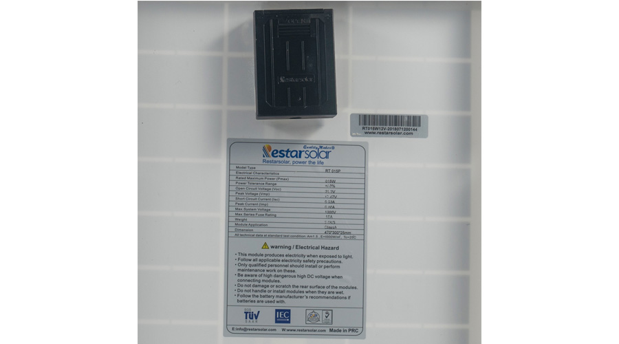 Poly Crystalline Panel RTM015P