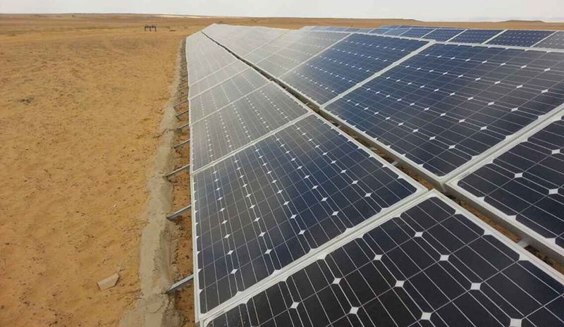 Restar 78KW ground solar power station in Alexandria Egypt , May 2015