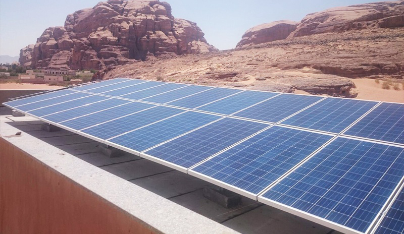 Restar 32KW solar project in Jordan 2016