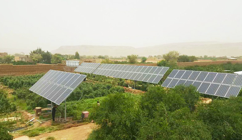 Restar 22KW solar pump system for agricultural irrigation in Sana'a,Yemen