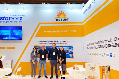 Restar Solar presented high-efficiency solar modules at Solar & Storage Live UK 2023