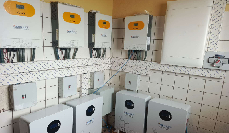 44kVA hybrid inverter & 40kWh lithium battery installation at Bazou town hall in western Cameroon 44kVA hybrid inverter & 40kWh lithium battery installation at Bazou town hall in western Cameroon